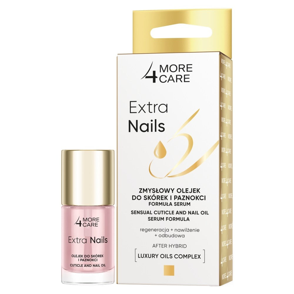 More4Care Extra Nails Sensual Cuticle and Nail Oil - serum formula 10ml | Vaistine1.lt