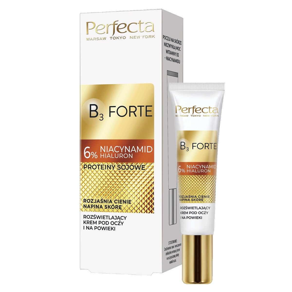 PERFECTA B3 Forte Illuminating Eye and Eyelid Cream 15ml | Vaistine1.lt