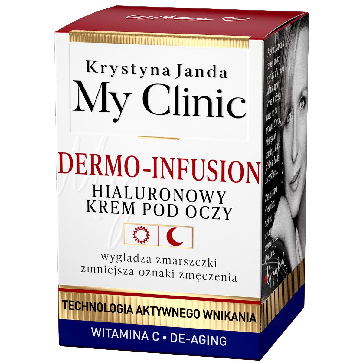 KRYSTYNA JANDA My Clinic Dermo-Infusion Hyaluronic Eye Cream for Day and Night 15ml | Vaistine1.lt