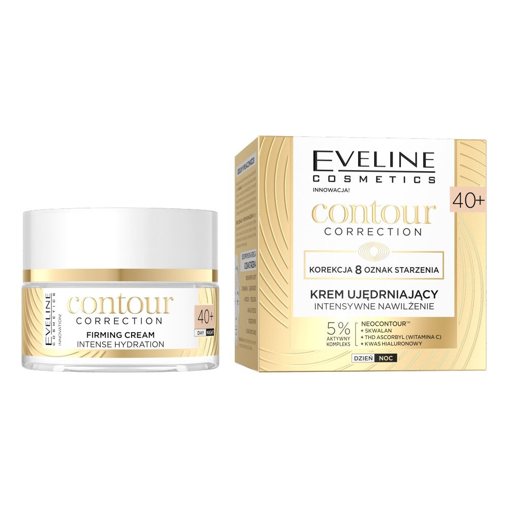 EVELINE Contour Correction 40+ Firming Cream - Intense Hydration for Day and Night 50ml | Vaistine1.lt