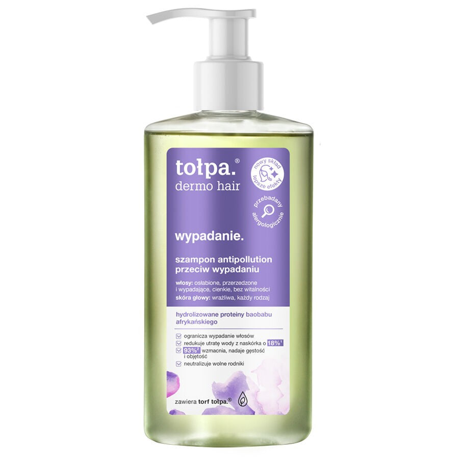 Tołpa dermo hair antipollution shampoo against hair loss 250 ml | Vaistine1.lt