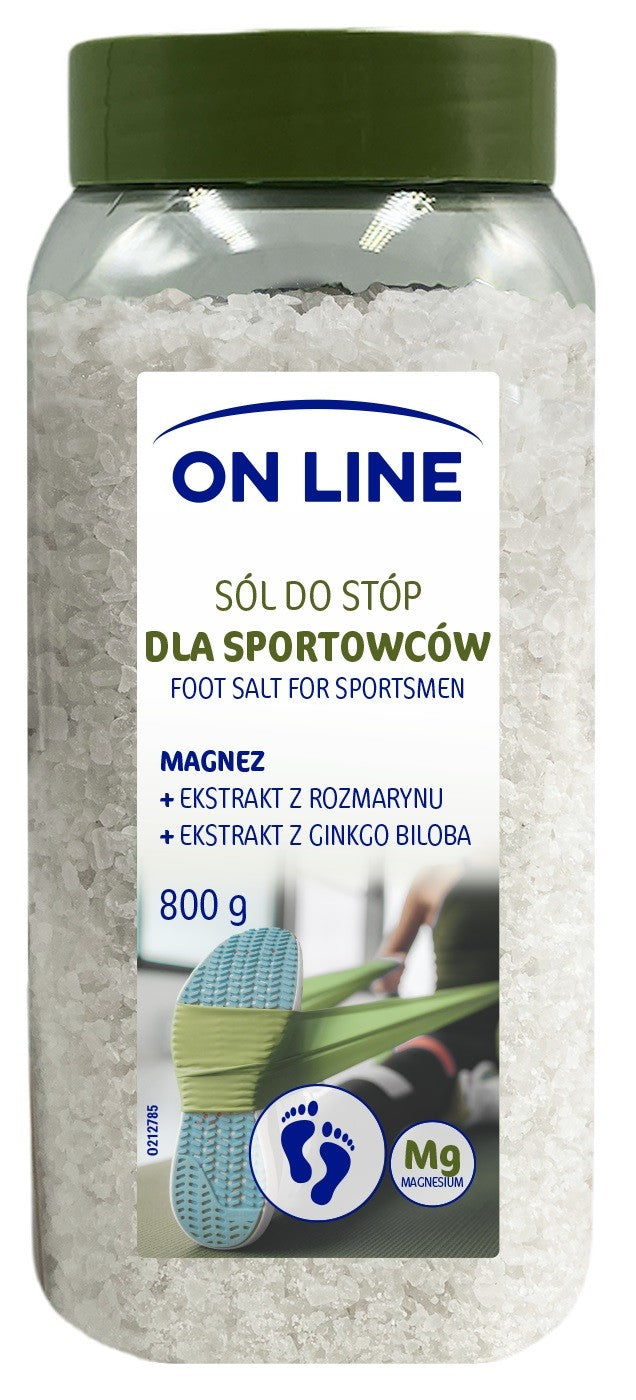 ON LINE Salt for Feet - for Athletes 800g | Vaistine1.lt