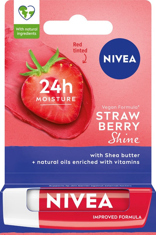 NIVEA Moisturizing Protective Lipstick Strawberry Shine 4.8g | Vaistine1.lt | WestPharmacy.eu