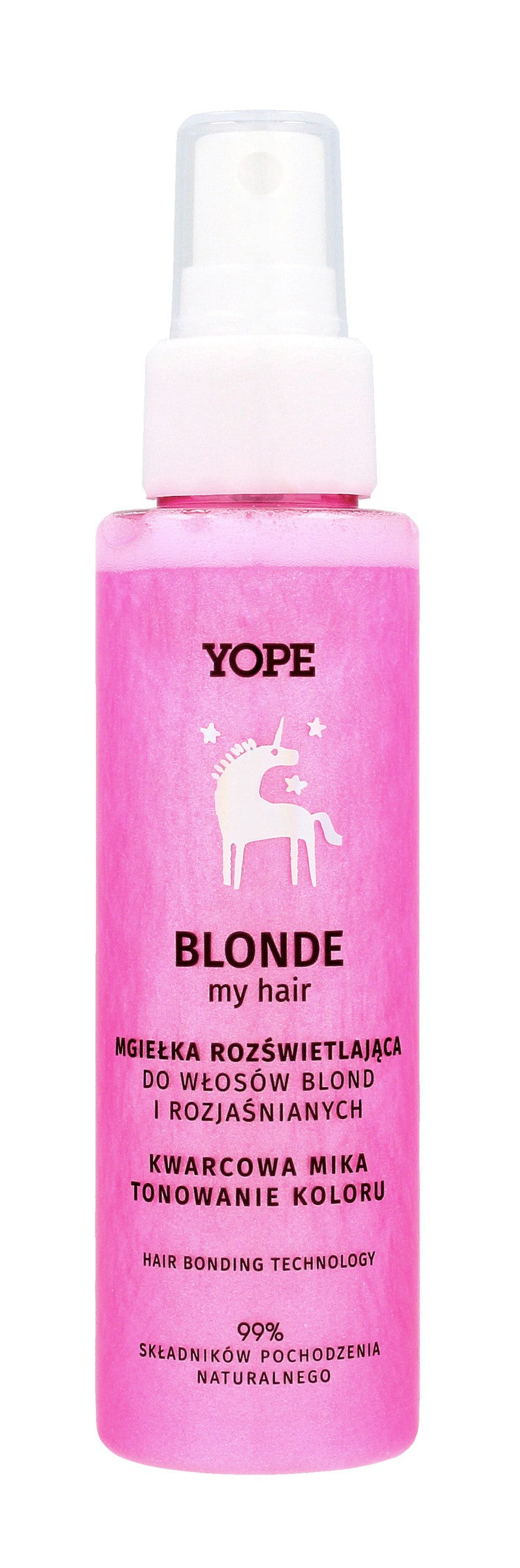 YOPE Blonde My Hair Lightening Hair Mist for blonde and lightened hair - Quartz Mica 100ml | Vaistine1.lt