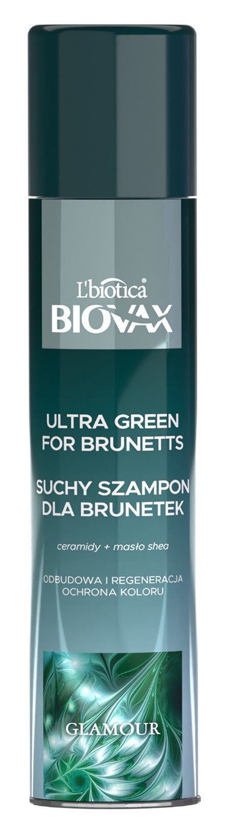 L'BIOTICA BIOVAX Glamour Dry Shampoo for Brunettes - Ultra Green | Vaistine1.lt