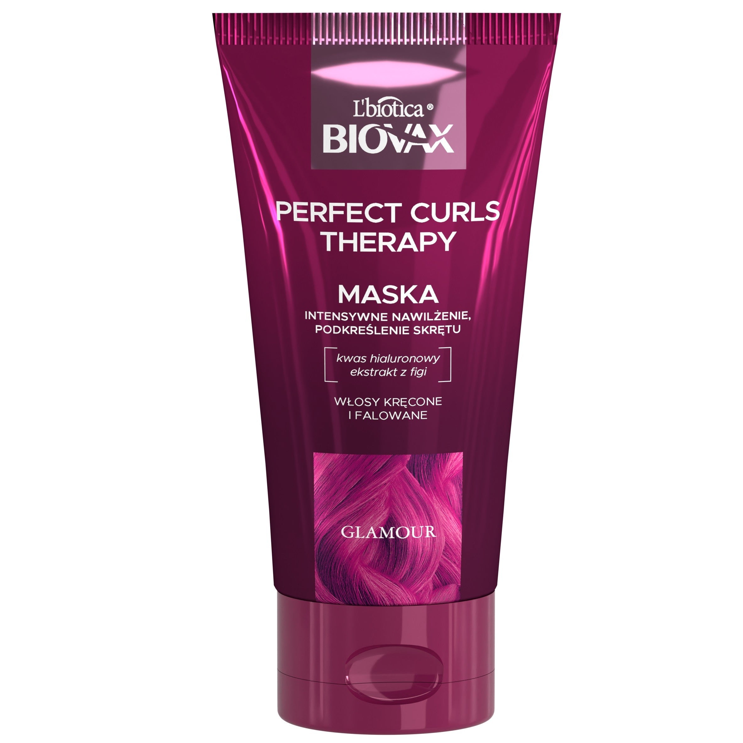 L'BIOTICA BIOVAX Glamour Intensively Moisturizing Mask Perfect Curls Therapy - for curly and wavy hair 150ml | Vaistine1.lt