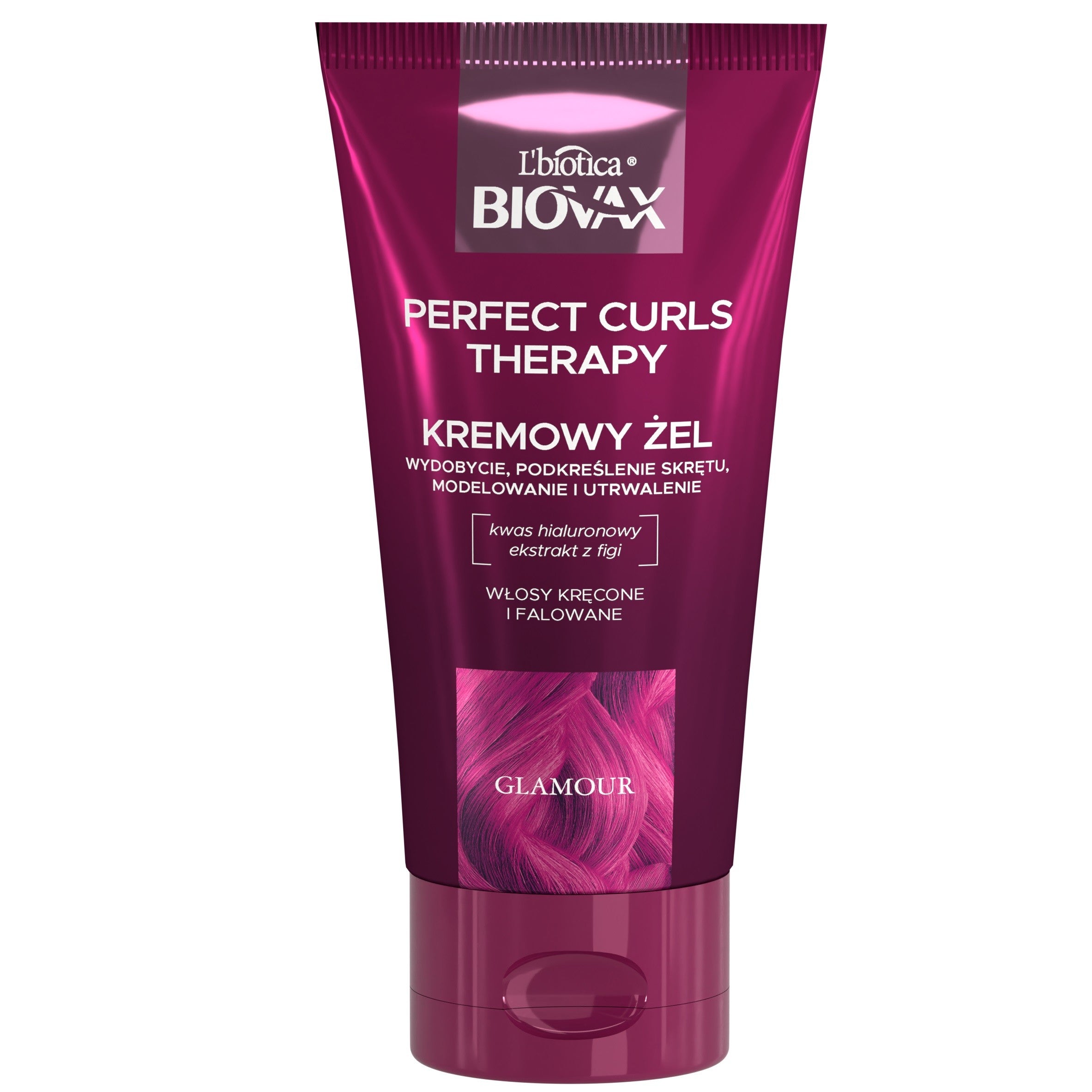 L'BIOTICA BIOVAX Glamour Cream Gel Perfect Curls Therapy - for curly and wavy hair 150ml | Vaistine1.lt