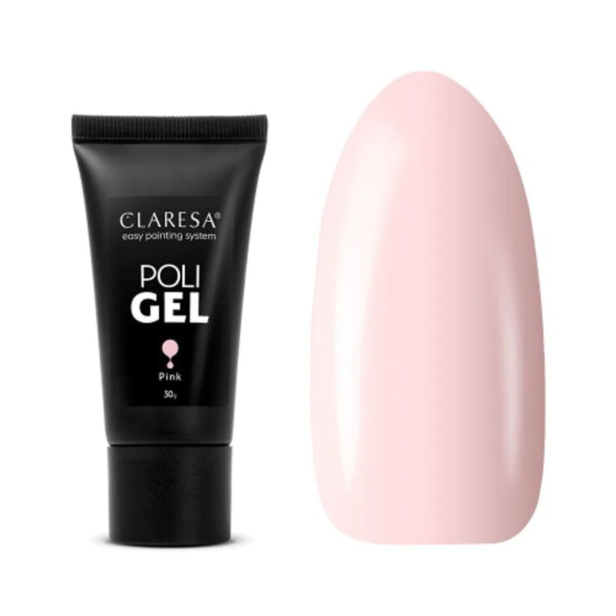 CLARESA Poli Gel Building Gel for Nails - Pink 30g | Vaistine1.lt