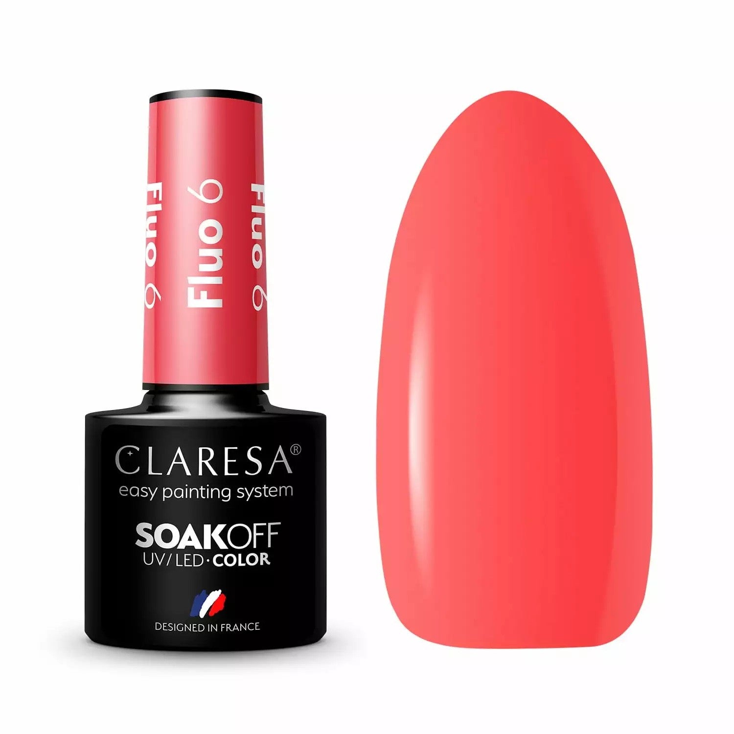 CLARESA Hybrid Lacquer Fluo No. 6 5g | Vaistine1.lt