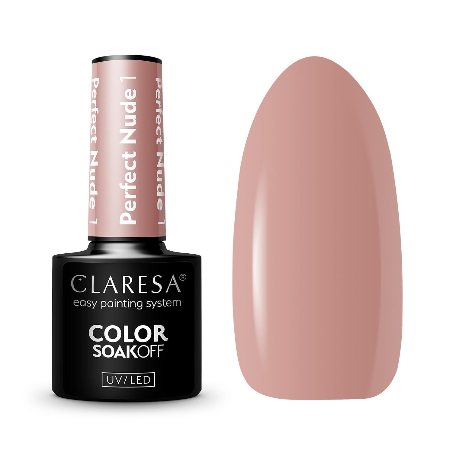 CLARESA Hybrid Lacquer Perfect Nude No. 1 5g | Vaistine1.lt