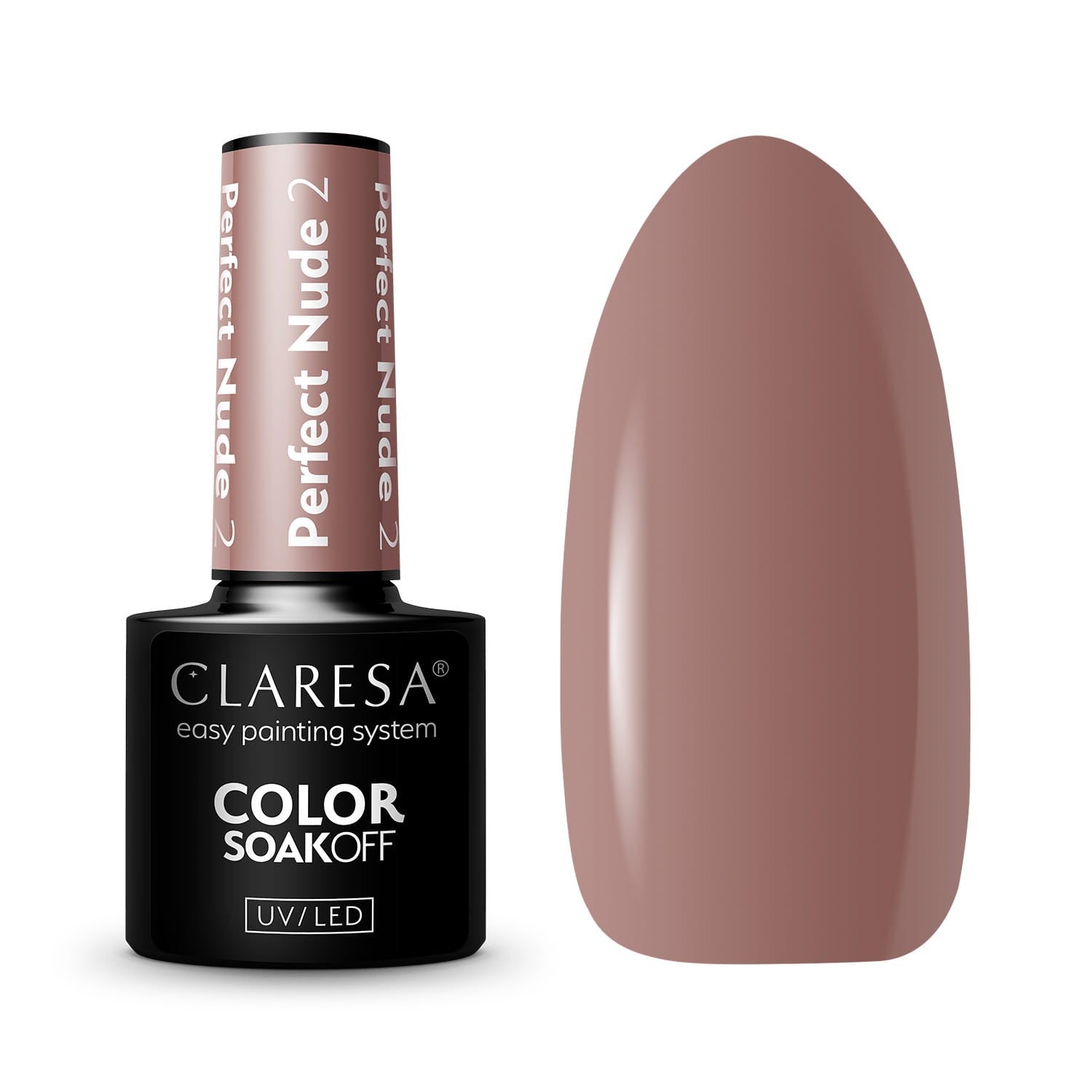 CLARESA Hybrid Lacquer Perfect Nude No. 2 5g | Vaistine1.lt