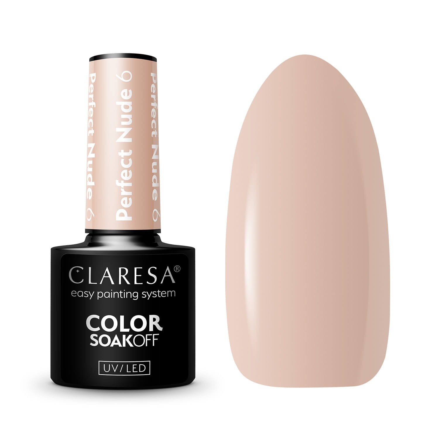 CLARESA Hybrid Lacquer Perfect Nude No. 6 5g | Vaistine1.lt