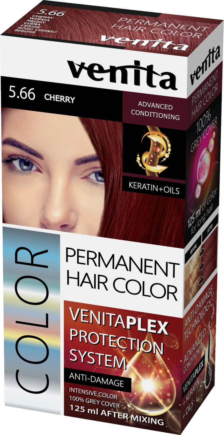 VENITA Color Hair dye Venita Plex no. 5.66 Cherry 1op. | Vaistine1.lt