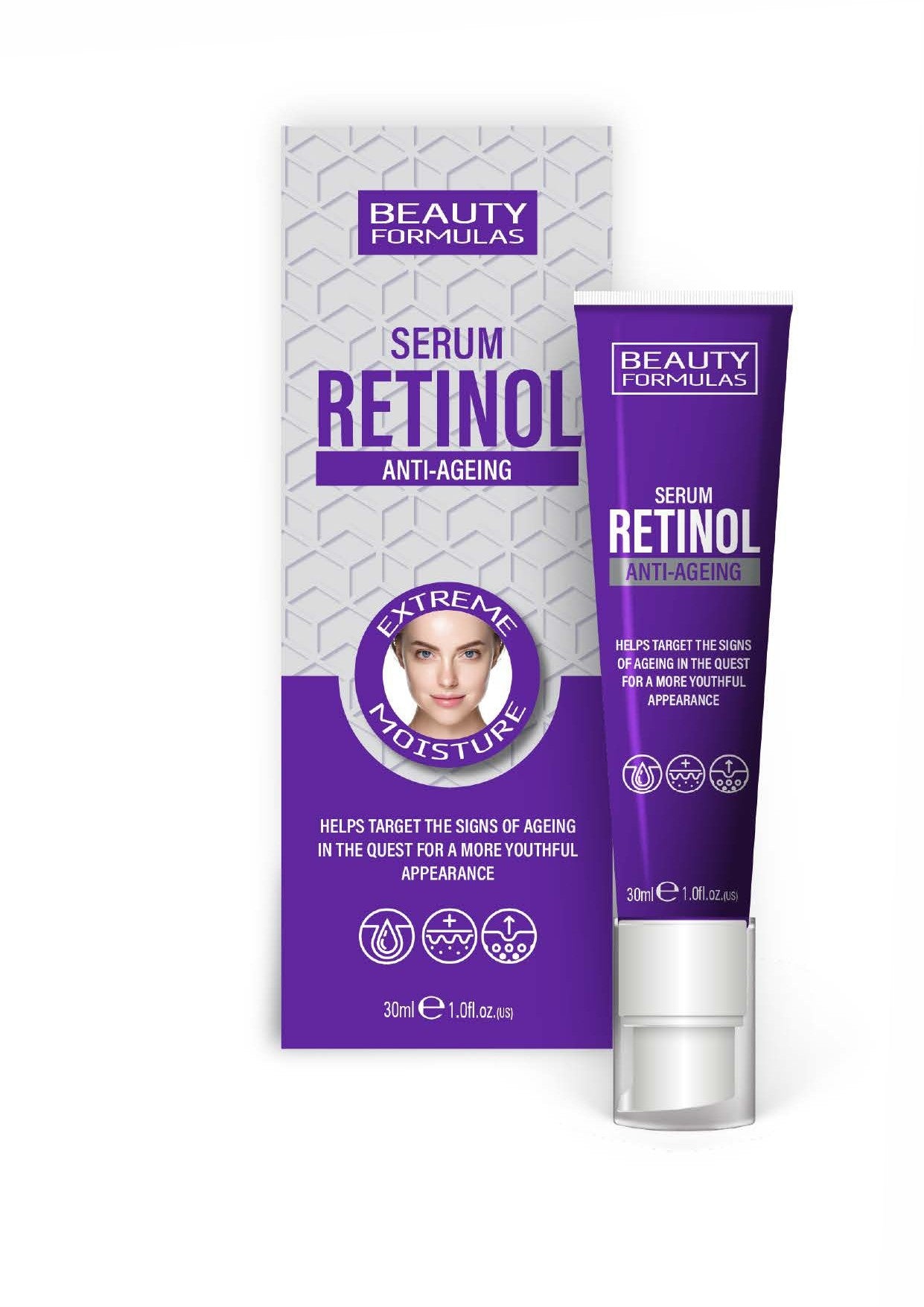 BEAUTY FORMULAS Retinol Anti-Ageing Serum for the face with retinol | Vaistine1.lt