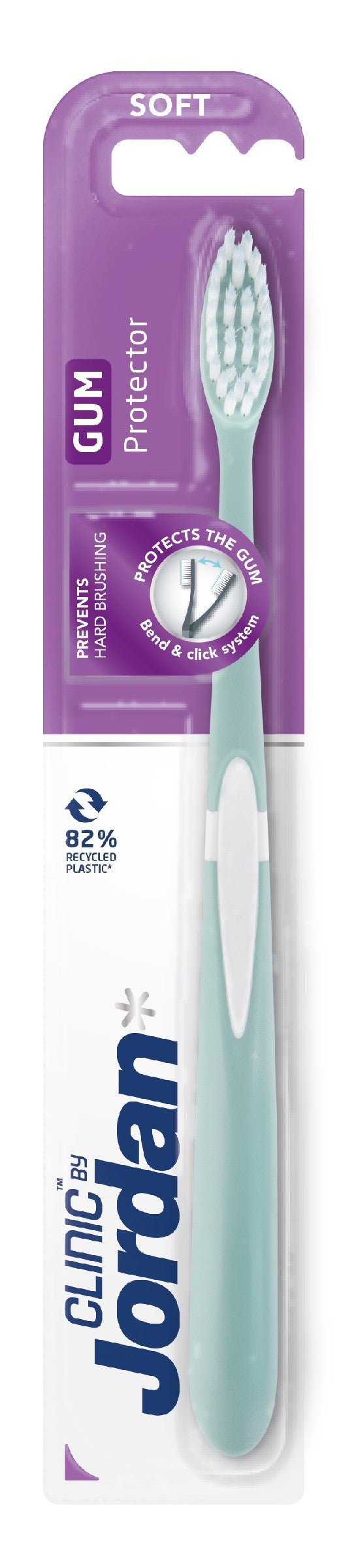 JORDAN Clinic Gum Protector Soft Toothbrush | Vaistine1.lt