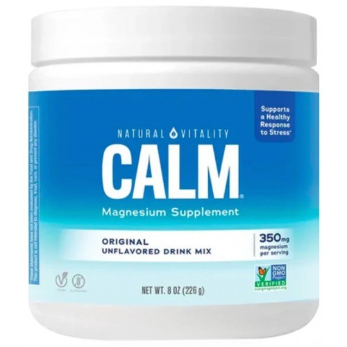 Natural Calm, Unflavored - 226g - Natural Vitality