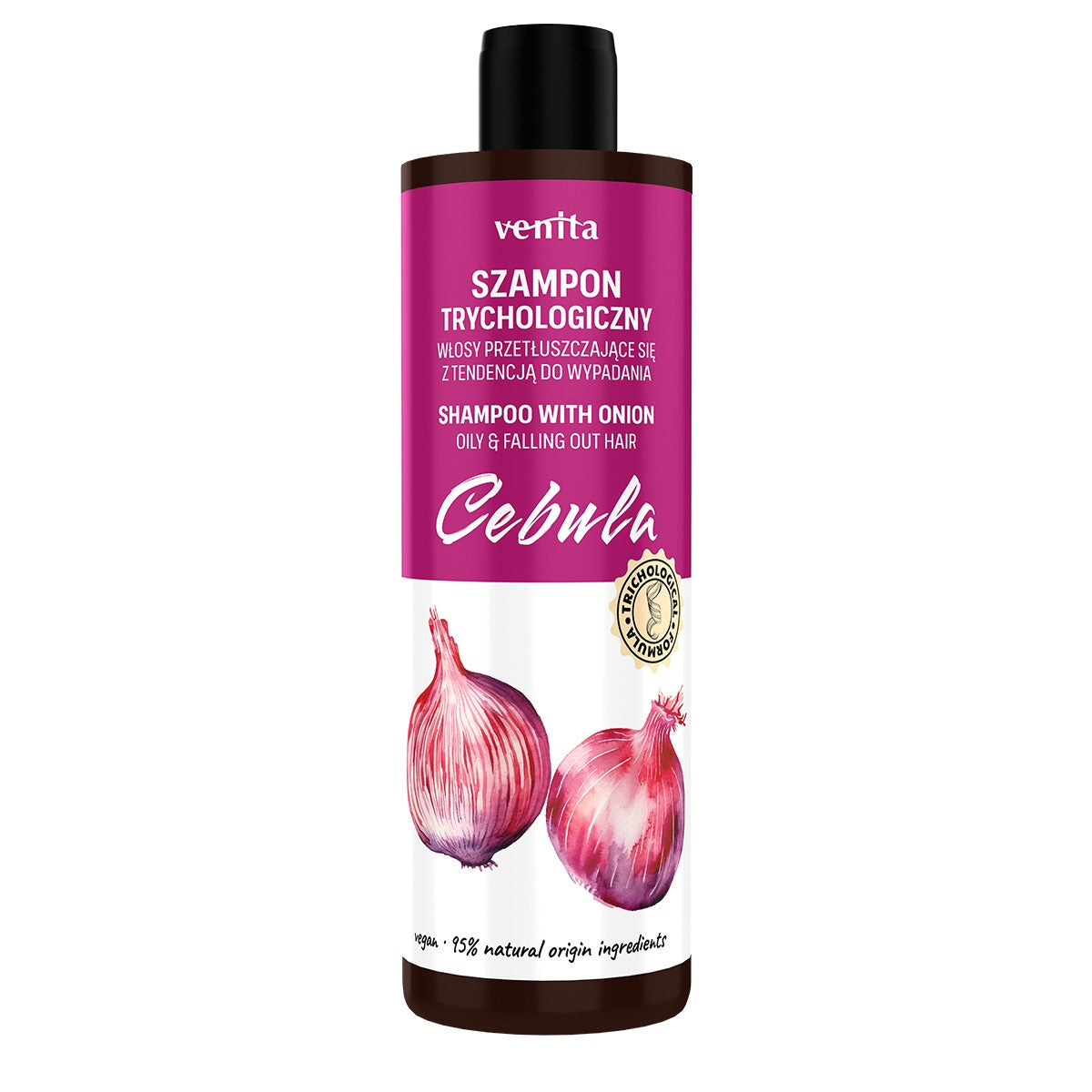 VENITA Trichological Formula Trichological Shampoo Onion - for oily hair with a tendency to fall out 300ml | Vaistine1.lt