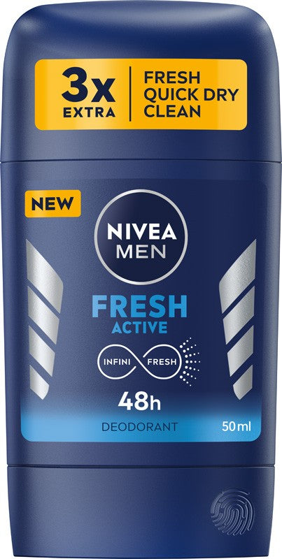 NIVEA MEN Fresh Active deodorant stick 50 ml | Vaistine1.lt | WestPharmacy.eu