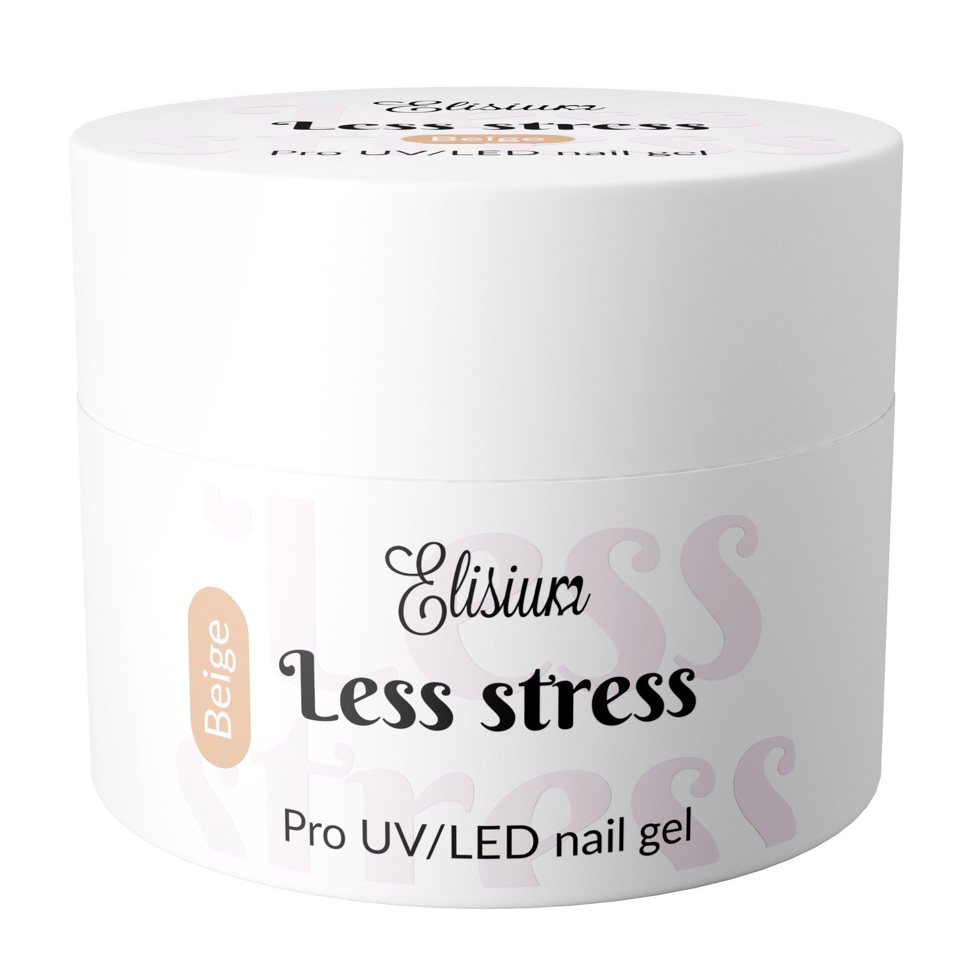 ELISIUM Less Stress Builder Nail Building Gel - Beige 40ml | Vaistine1.lt