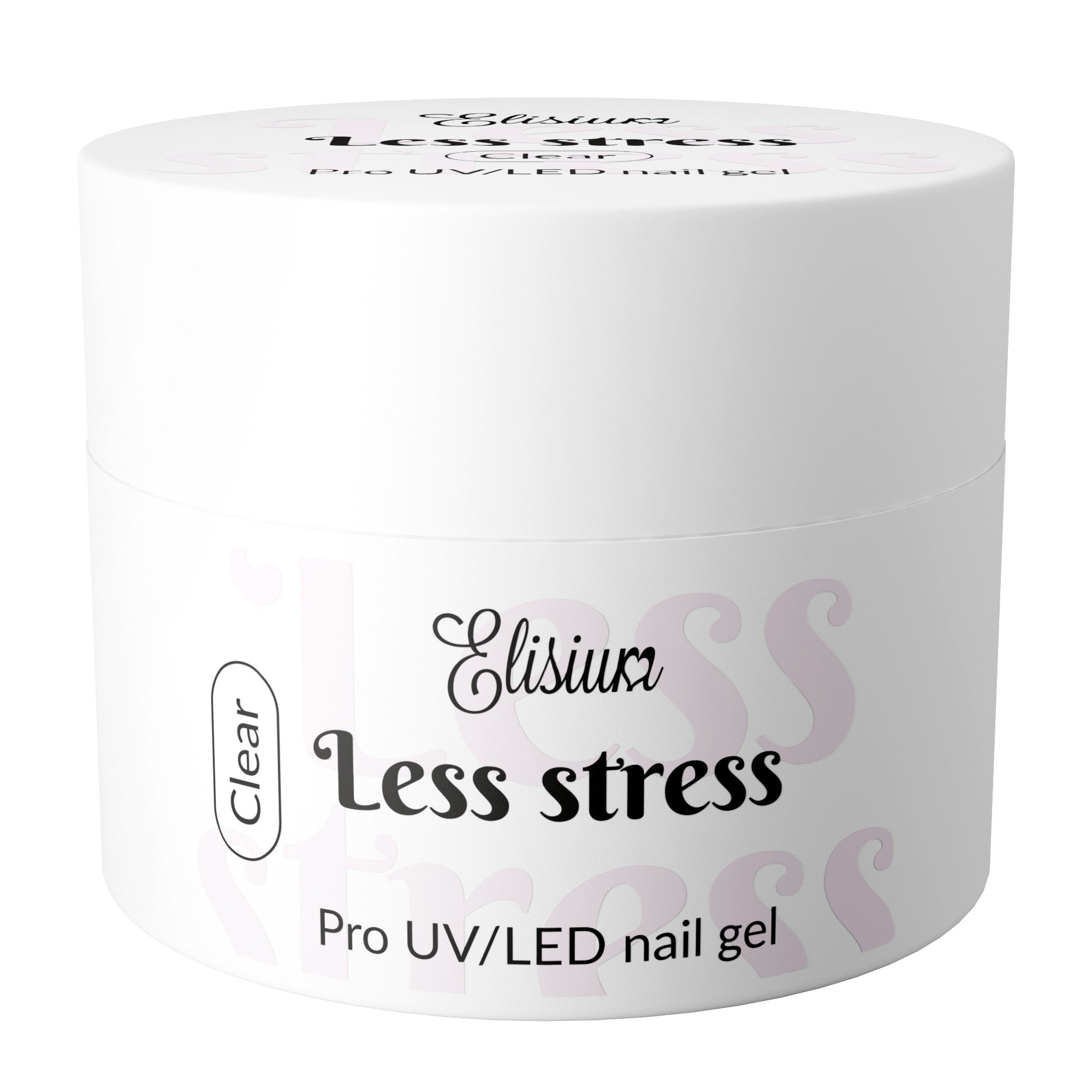 ELISIUM Less Stress Builder Nail Building Gel - Clear 40ml | Vaistine1.lt