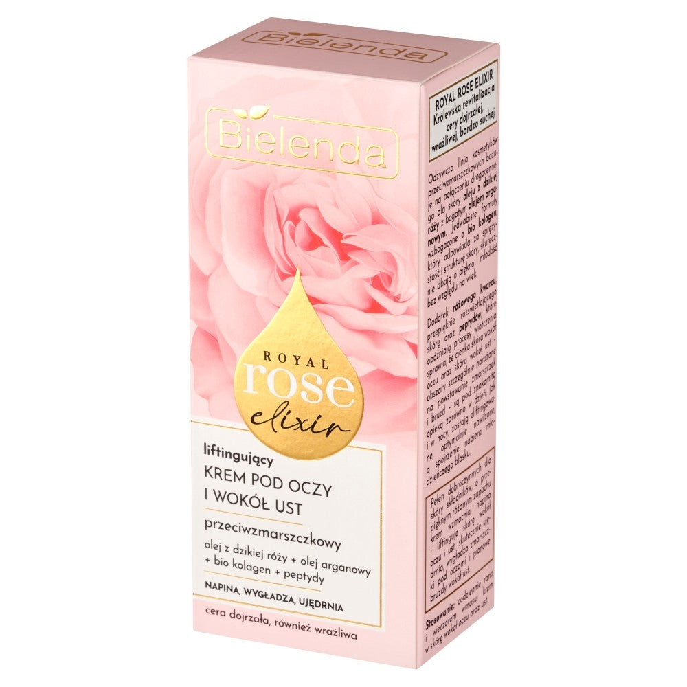 BIELENDA ROYAL ROSE ELIXIR Anti-wrinkle eye cream 15ml | Vaistine1.lt