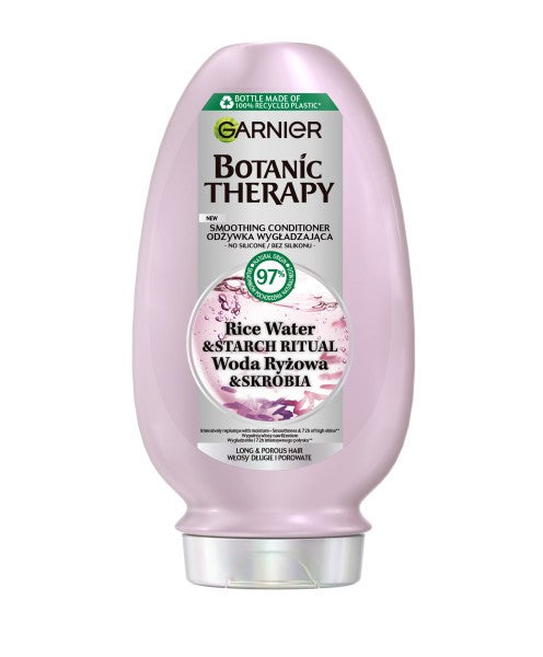 GARNIER Ultra Doux Long Hair Conditioner Replumping Rise Water & Starch (rice water and starch) 200ml | Vaistine1.lt