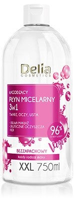 DELIA COSMETICS Soothing Micellar Liquid 3in1 XXL 750ml | Vaistine1.lt