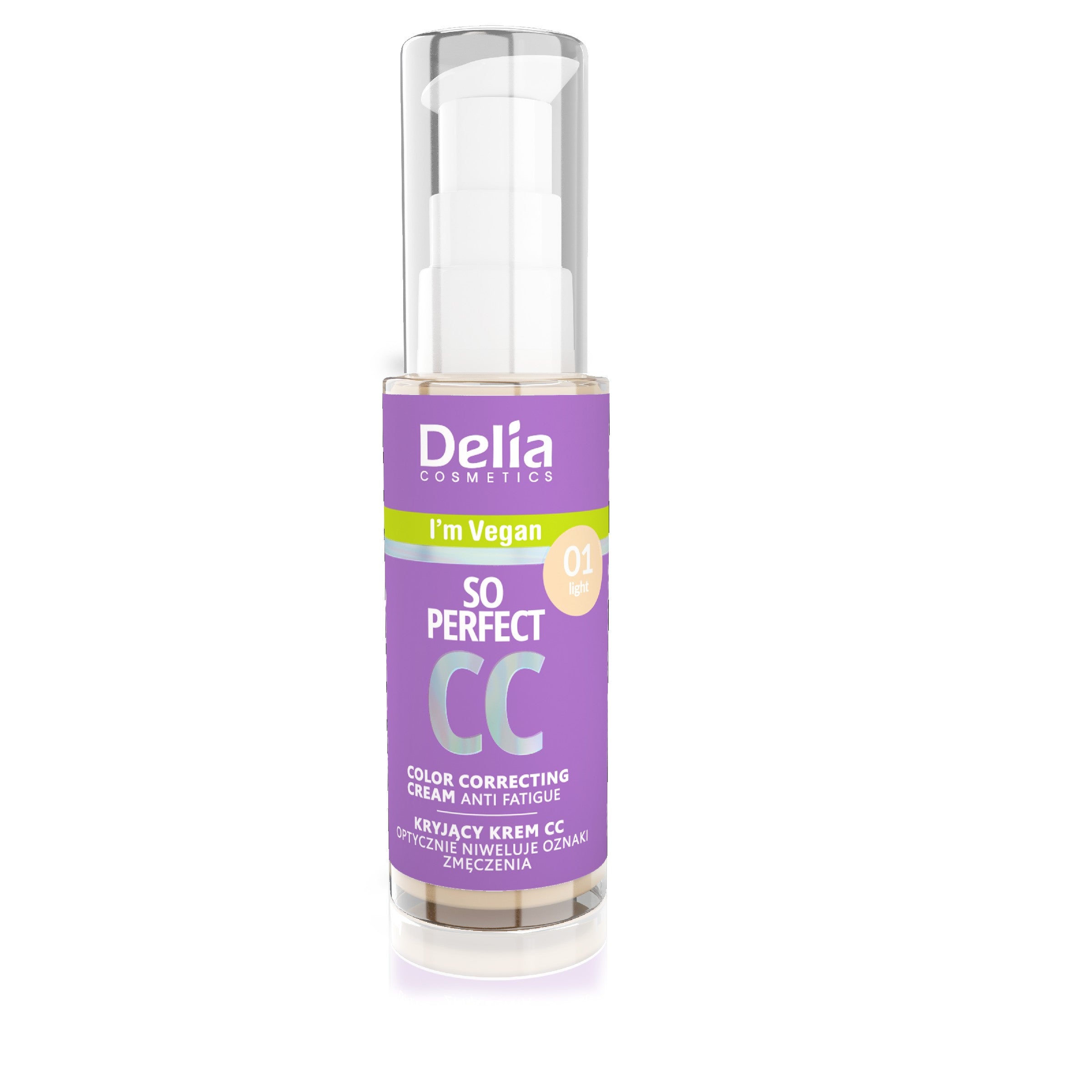 DELIA COSMETICS So Perfect Concealing CC Cream - 01 Light 30ml | Vaistine1.lt