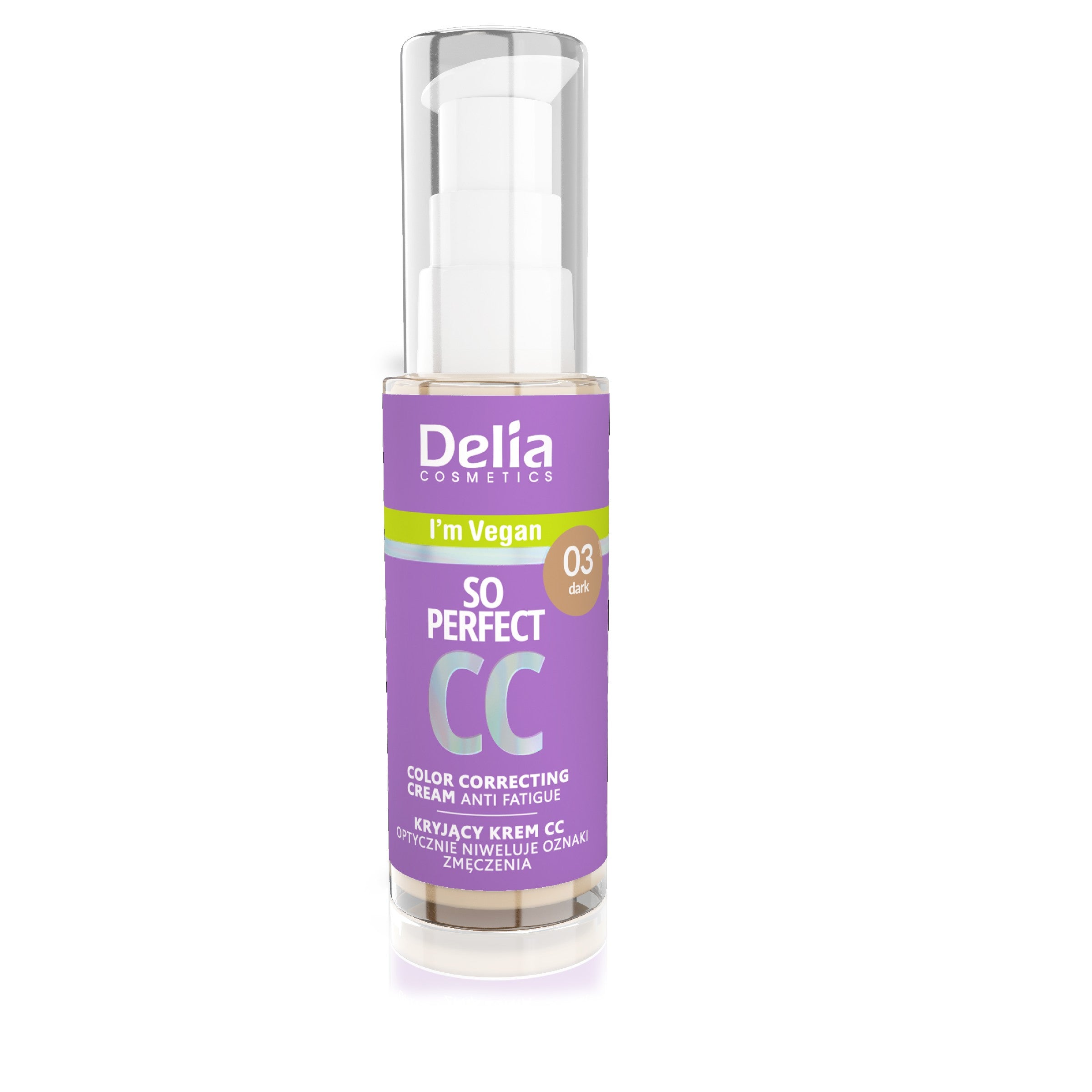 DELIA COSMETICS So Perfect Concealing CC Cream - 03 Dark 30ml | Vaistine1.lt