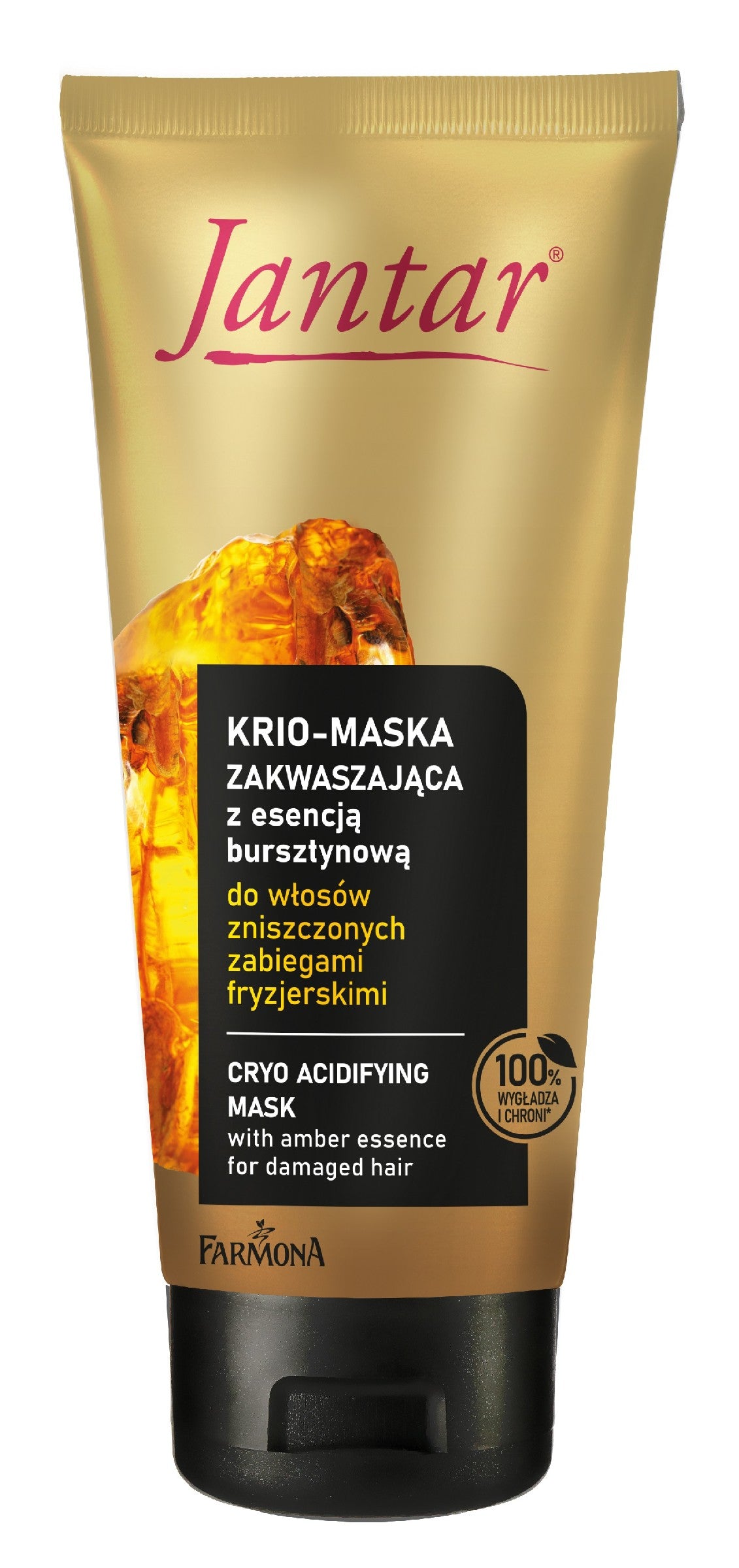 FARMONA Jantar Krio-Maska acidifying with amber essence - for hair damaged by hairdressing treatments 200ml | Vaistine1.lt