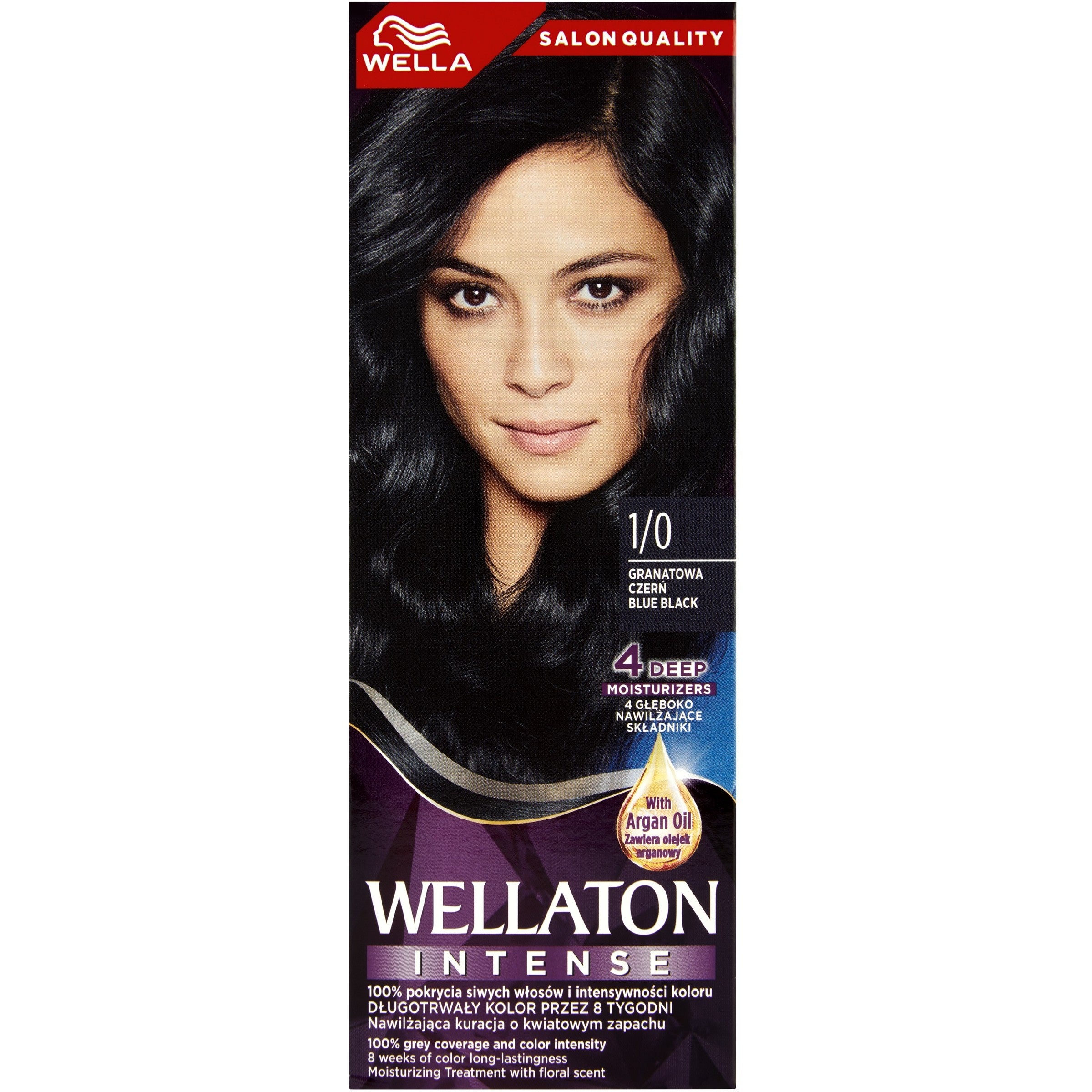 WELLA Wellaton Intense Hair Color 1/0 - Blue Black 1op. | Vaistine1.lt