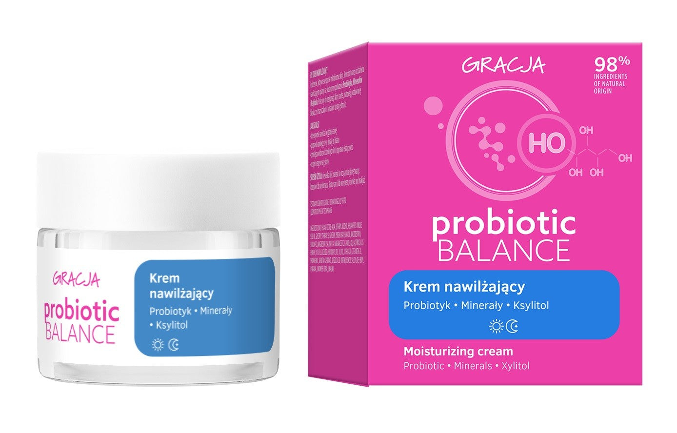 GRACJA Probiotic Balance drėkinamasis kremas 50 ml | Vaistine1.lt