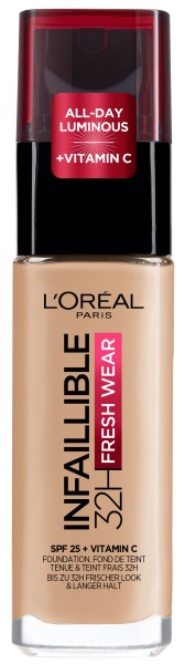 LOREAL Infallible 32H Fresh Wear Foundation No. 145 Rose Beige 30ml | Vaistine1.lt