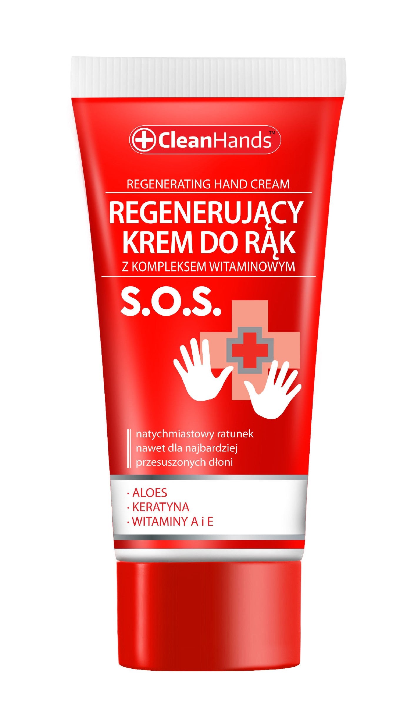 CLEAN HANDS Regeneruojantis rankų kremas S.O.S 30 ml | Vaistine1.lt