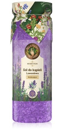 HERBAL RECIPES Field Treasures Relaxing Bath Salt - Lavender 700g | Vaistine1.lt