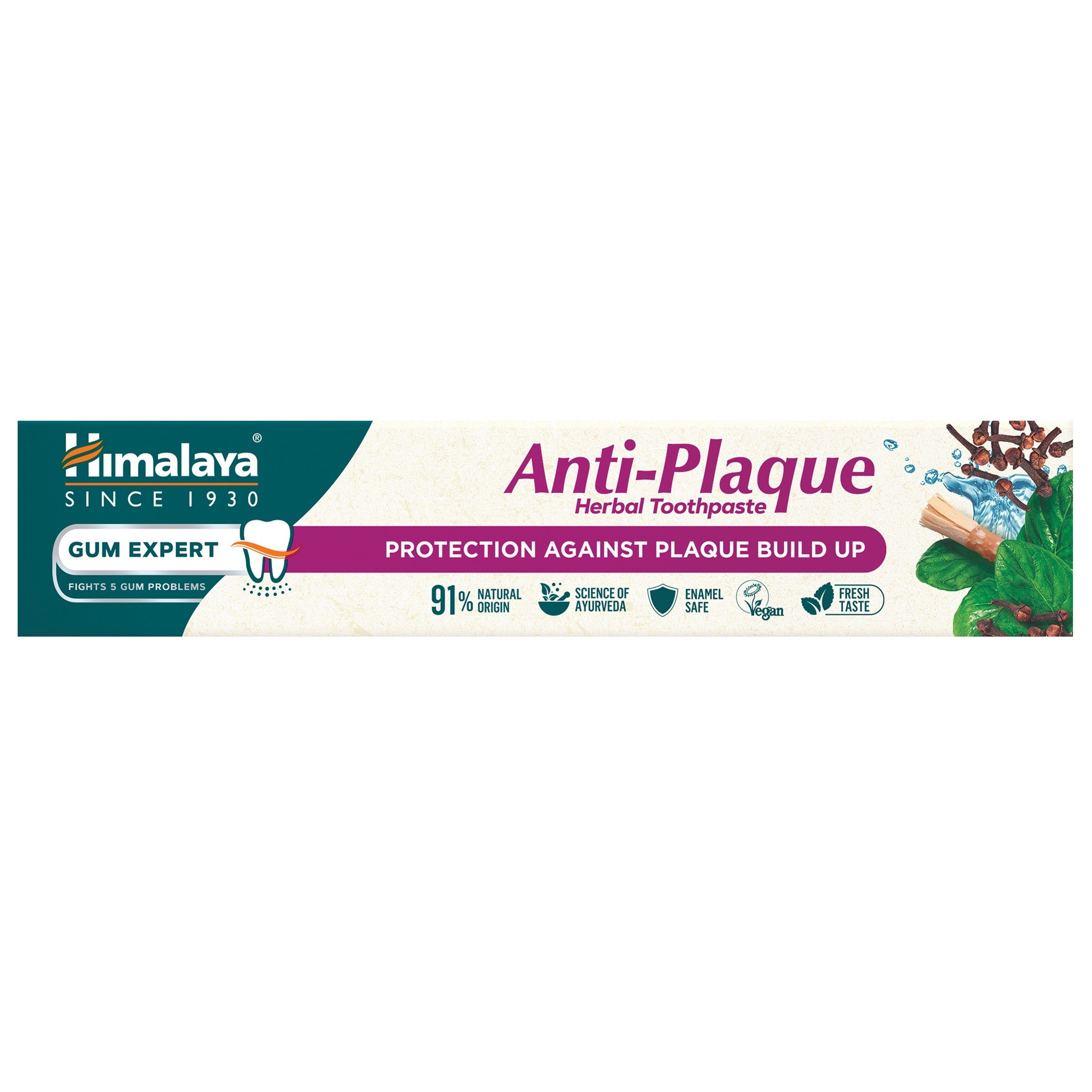 HIMALAYA Gum Expert Herbal Toothpaste Anti-Plaque against dental plaque 75ml | Vaistine1.lt