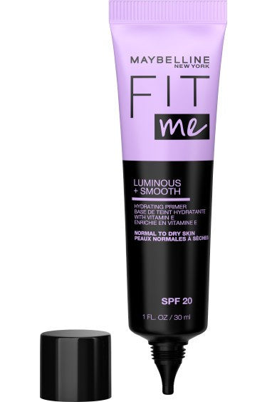 MAYBELLINE Fit Me Moisturizing Illuminating Makeup Base for Normal and Dry Skin 30ml | Vaistine1.lt