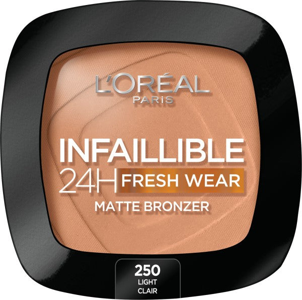 LOREAL Infaillible 24H Fresh Wear Face Bronzer Matte No. 250 Light 9g | Vaistine1.lt | WestPharmacy.eu