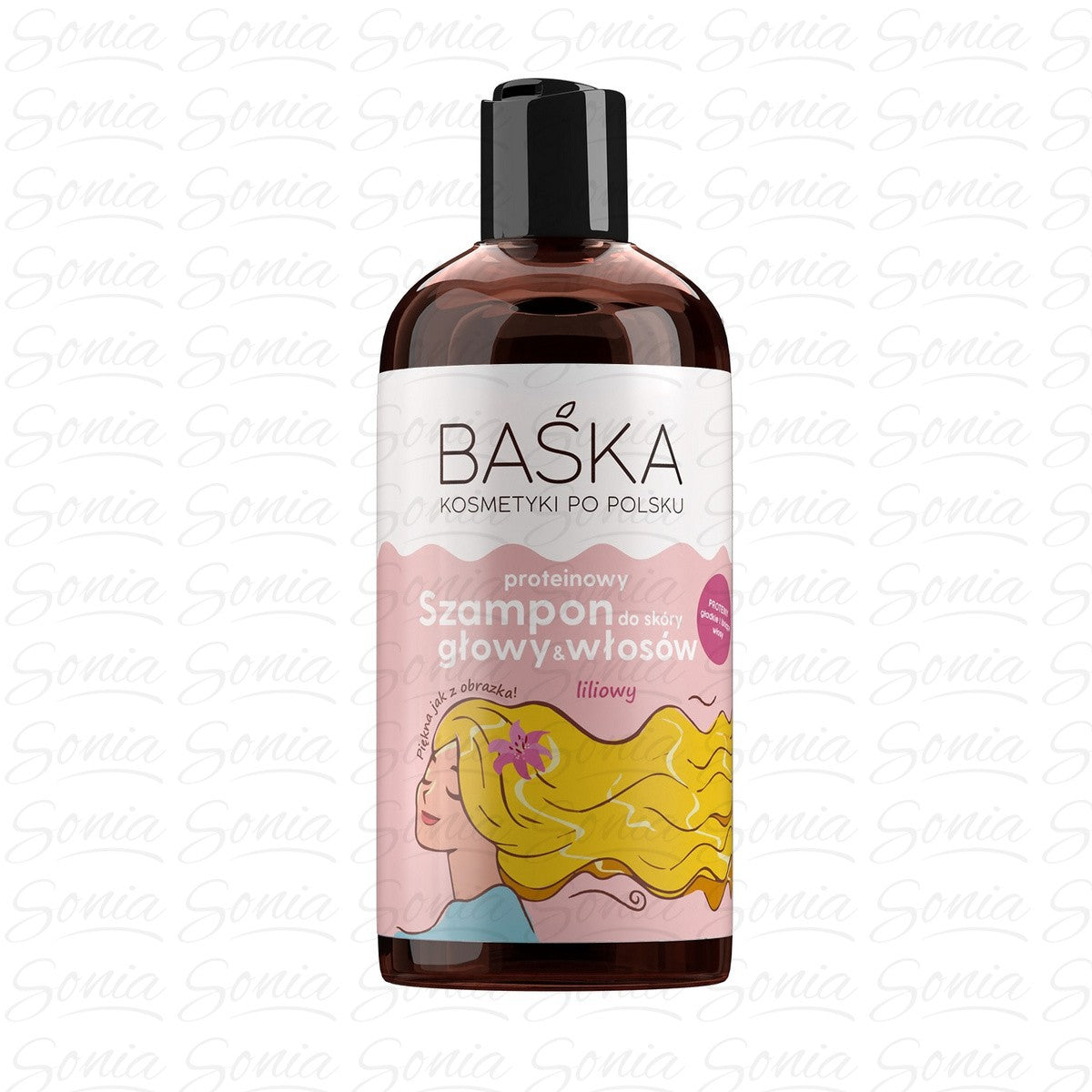 SOLVERX BAŚKA Shampoo 500ml lilac | Vaistine1.lt