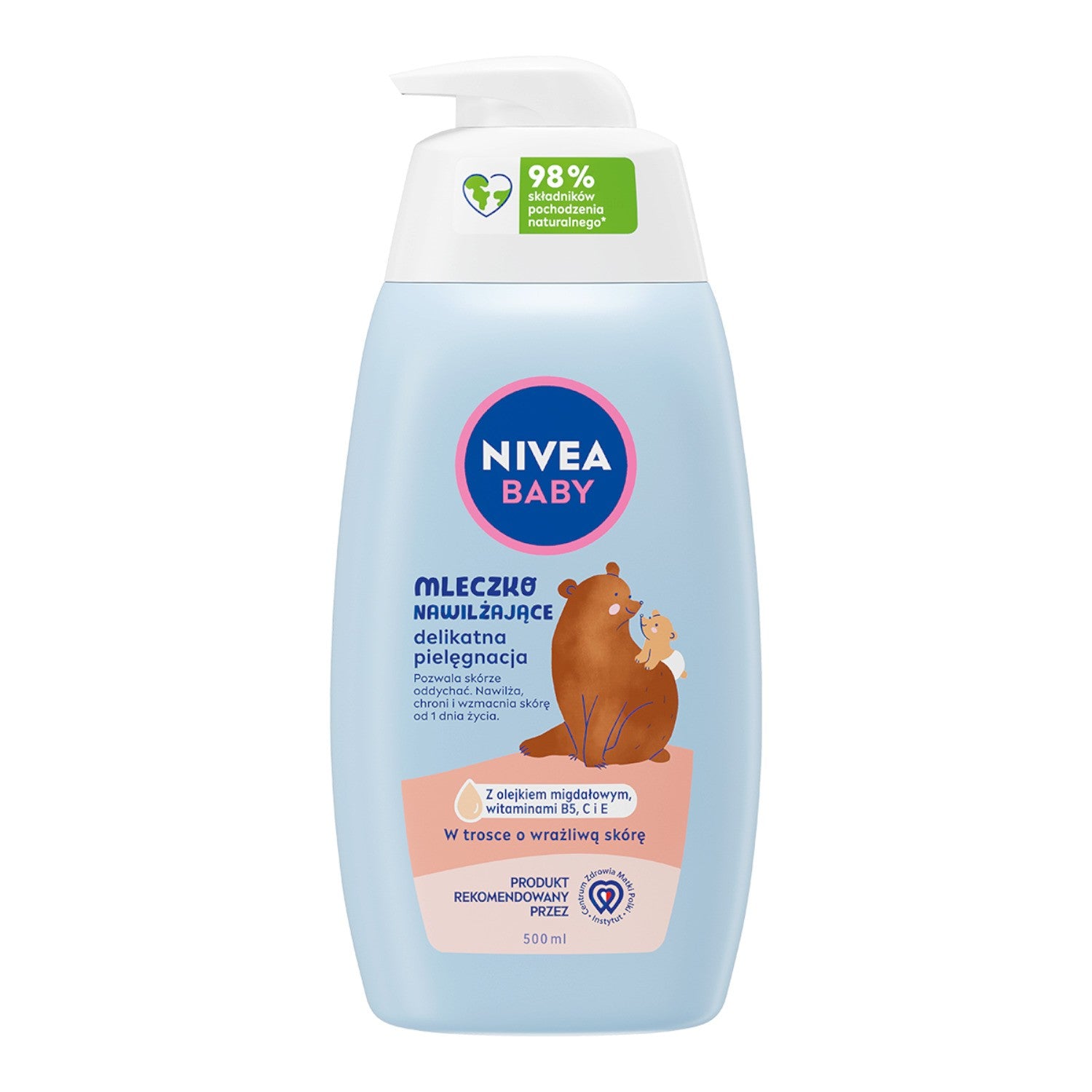 NIVEA BABY Moisturizing Milk. 500ml  | Vaistine1.lt | WestPharmacy.eu