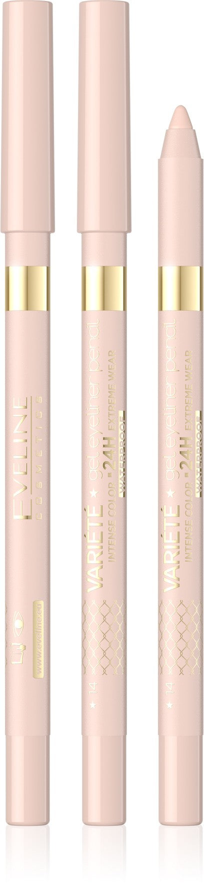 EVELINE Variety Gel Pencil for Eyes No. 14 - Nude | Vaistine1.lt