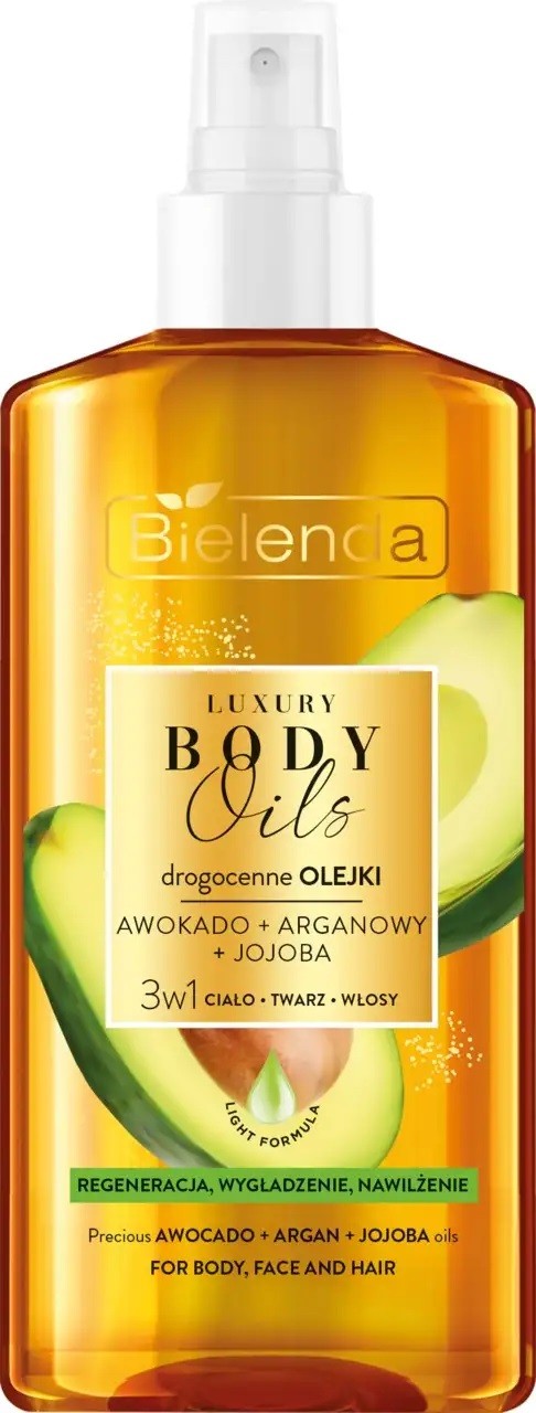 BIELENDA LUXURY BODY OIL 3in1 Avokado + Arganų | Vaistine1.lt