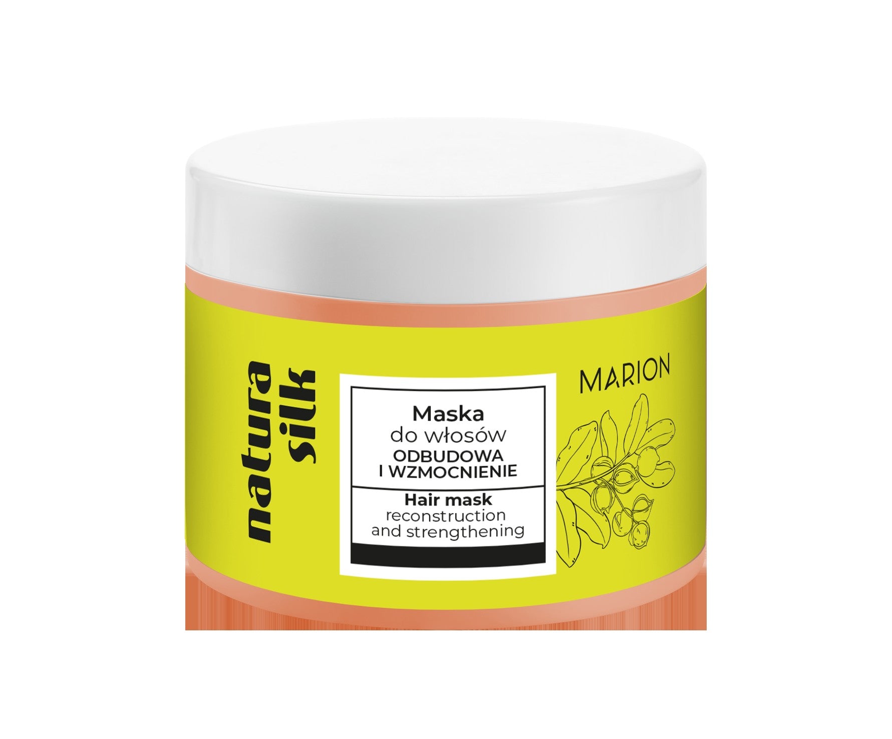 MARION Natura Silk Hair Mask Reconstruction and Strengthening 300 ml | Vaistine1.lt