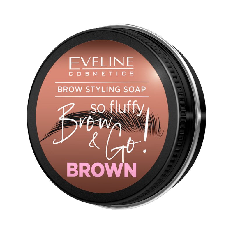 EVELINE Brow & Go! Brow styling soap So Fluffy Brown 25 g | Vaistine1.lt | WestPharmacy.eu