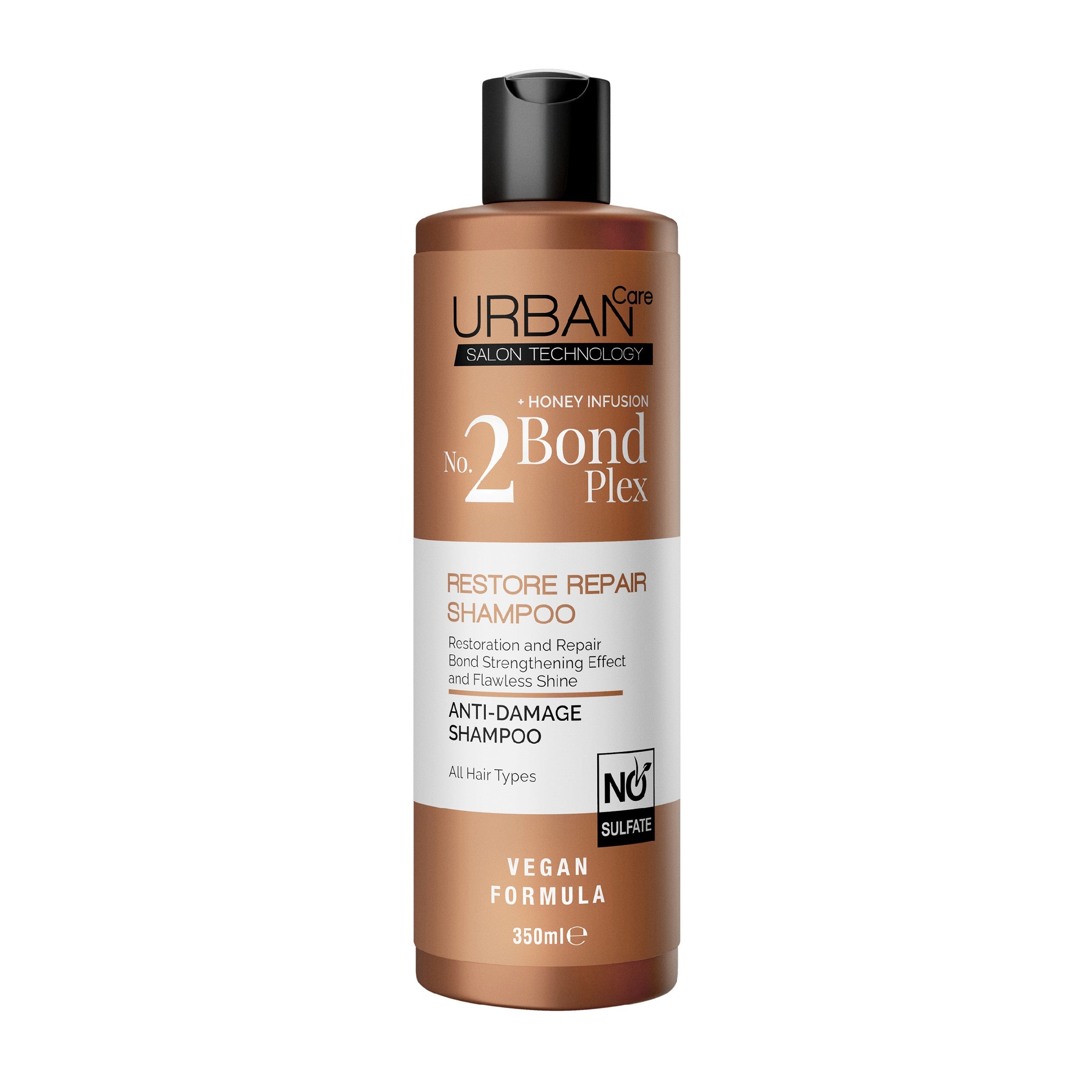 URBAN HAIR CARE No:2 Bond Plex Restore Repair Shampoo 350 ml | Vaistine1.lt