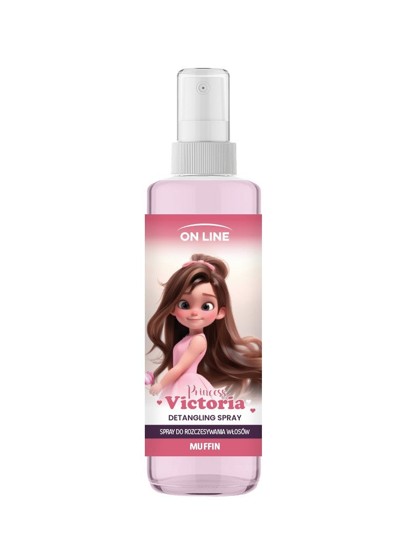 ON LINE KIDS Princess Victoria Hair Detangling Spray - Muffin 200 ml | Vaistine1.lt