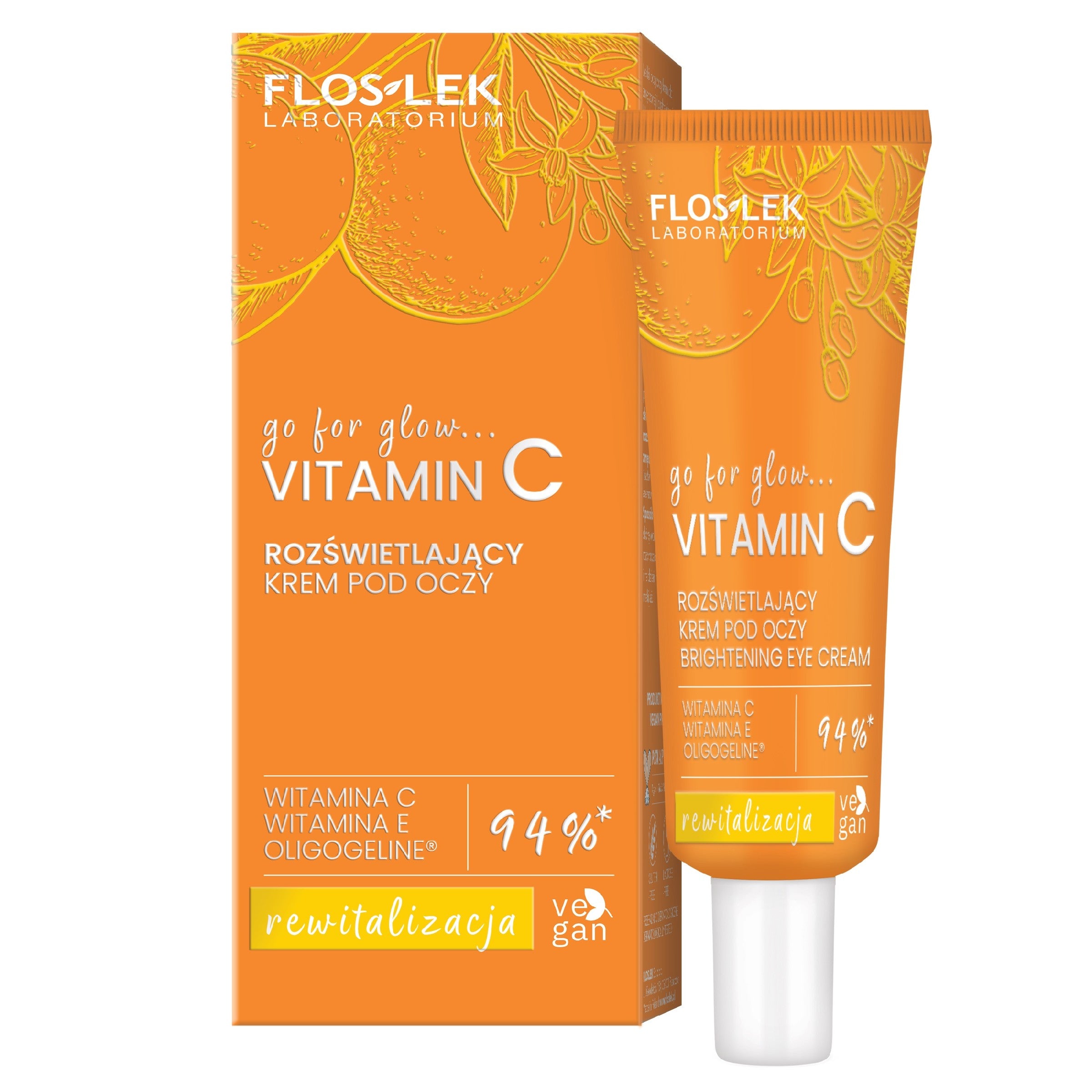 FLOSLEK Go For Glow Vitamin C Illuminating Eye Cream 30 ml | Vaistine1.lt