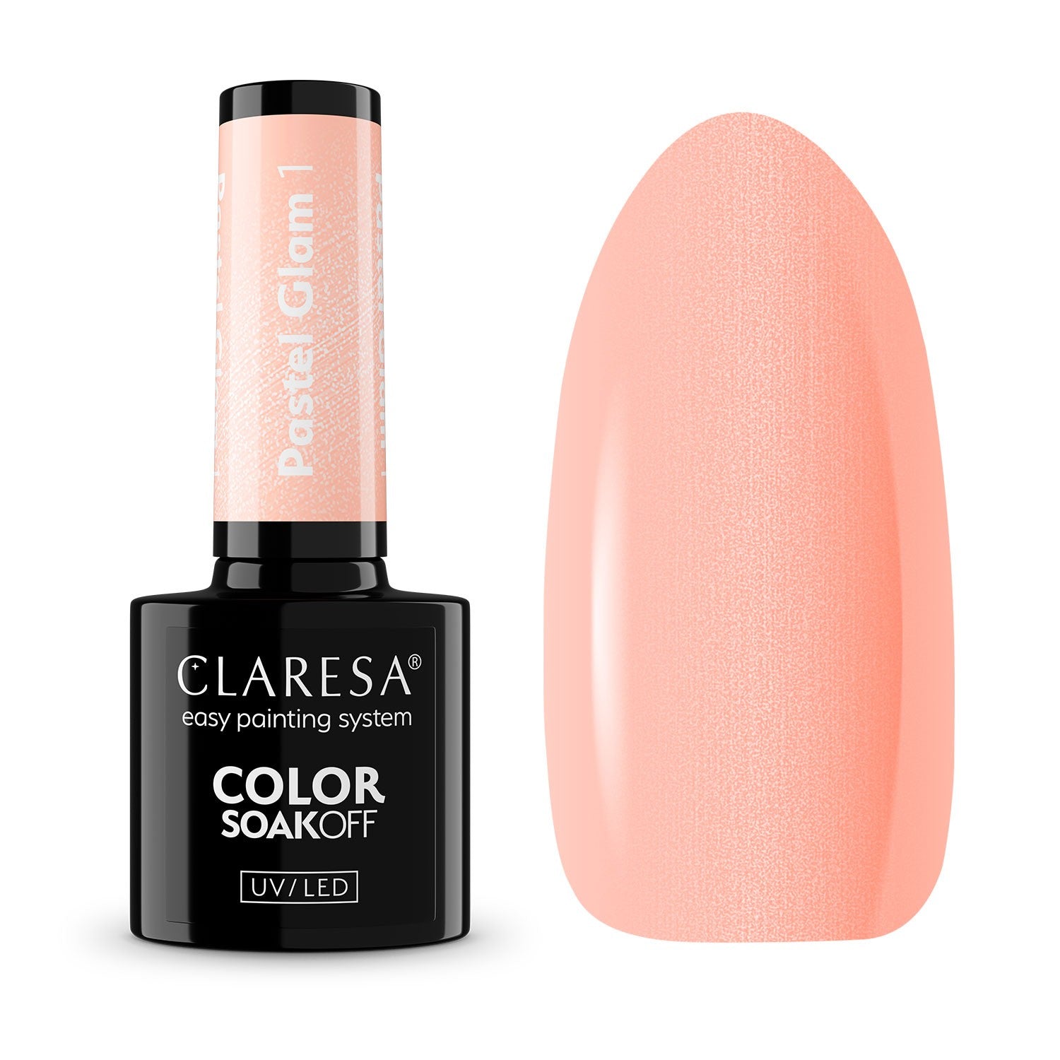 CLARESA Hybrid Nail Polish Pastel Glam 1 | Vaistine1.lt