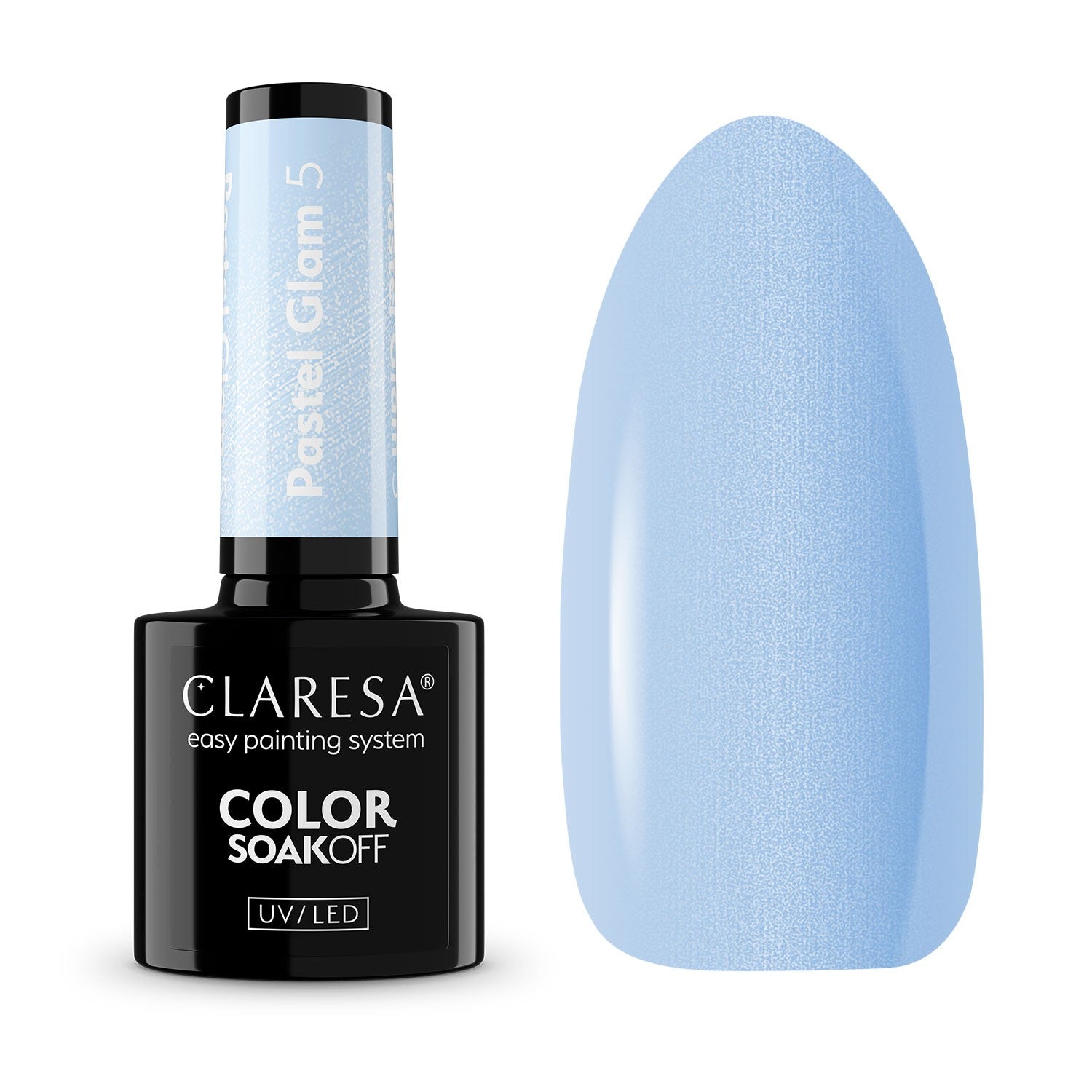 CLARESA Hybrid Lacquer Pastel Glam 5 | Vaistine1.lt