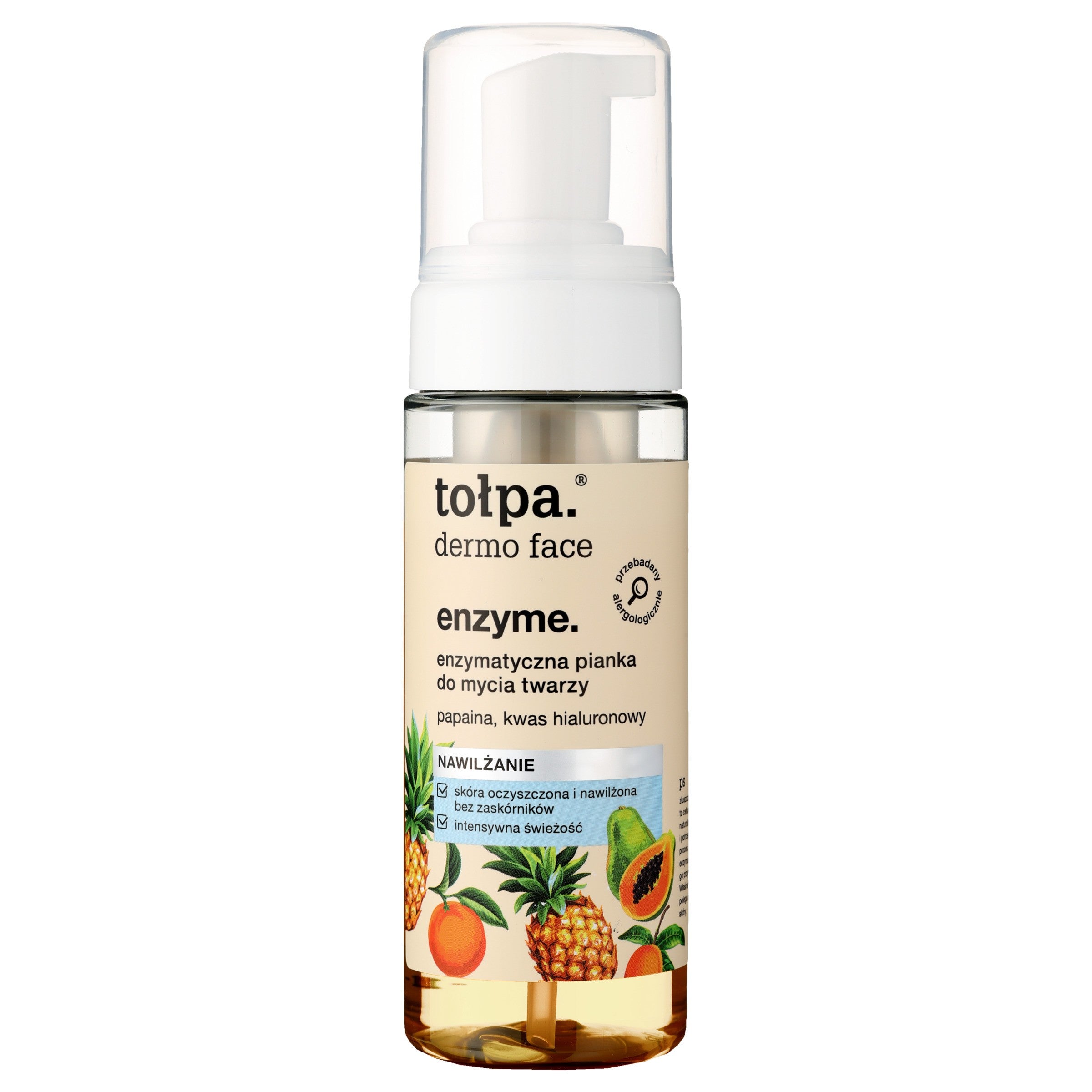 TOŁPA Dermo Face Enzyme Enzymatic Face Cleansing Foam - moisturizing 150 ml | Vaistine1.lt